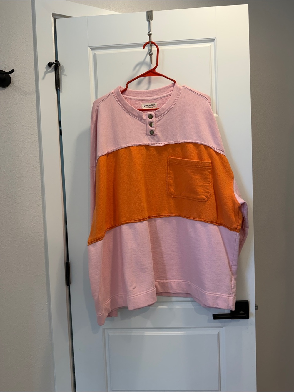 Free People Strawberry 🍓 Pullover - Oversized